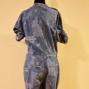 Free People Denim Romper